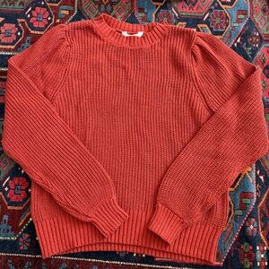 Time and Tru Rust Knit Sweater